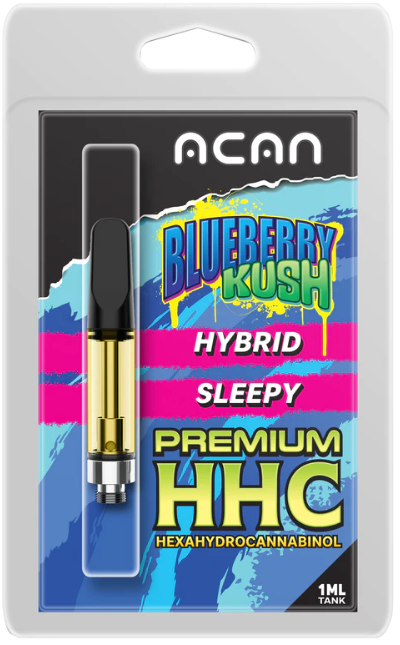 Acan Blueberry Kush Cartridge 1ML