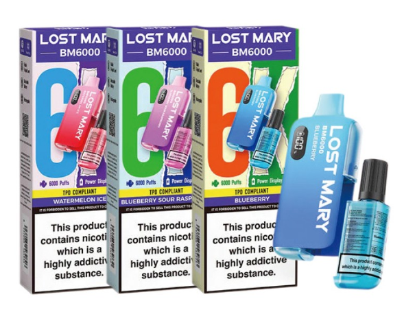 NEW - Lost Mary BM6000 Disposable Vape